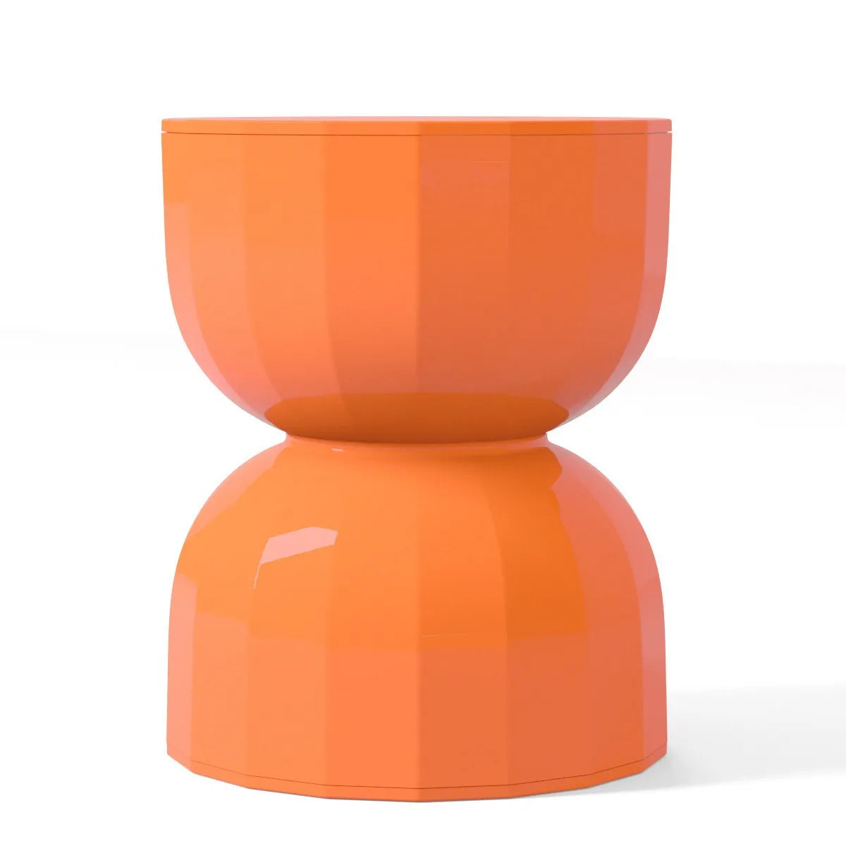 Scandinavian Hourglass Side Table with Creative Design