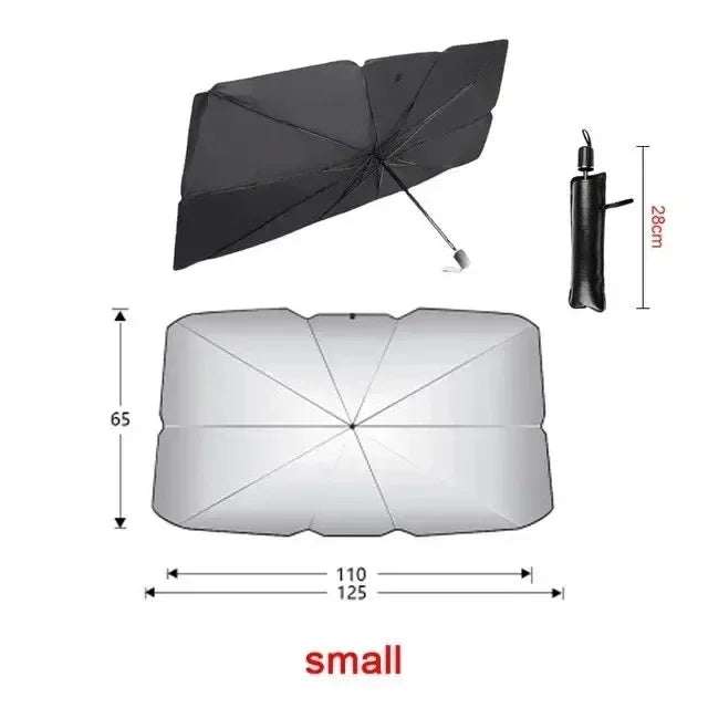 Auto Sunshade SunFold | UV Protection & Heat Protection | Compact & Foldable | For SUV & Hatchback
