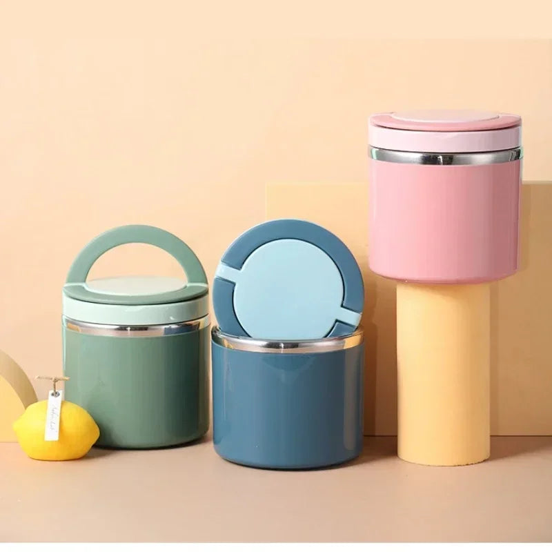 Thermo Lunchbox | Stainless Steel Insulated Container | 630 ml / 1000 ml | With Handle & Leak Proof