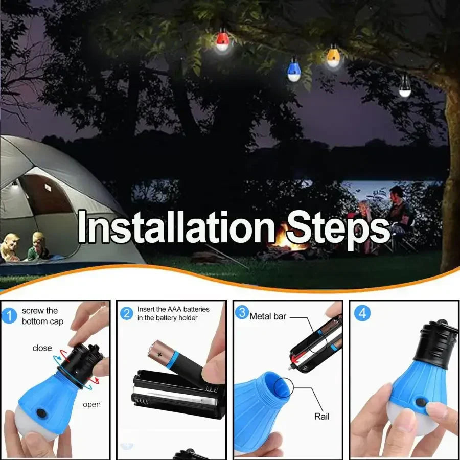 Lumora LED Camping Lamp | 3 Light Modes | Waterproof & Shockproof | With Hook