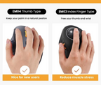 Ergonomic Wireless Trackball Mouse