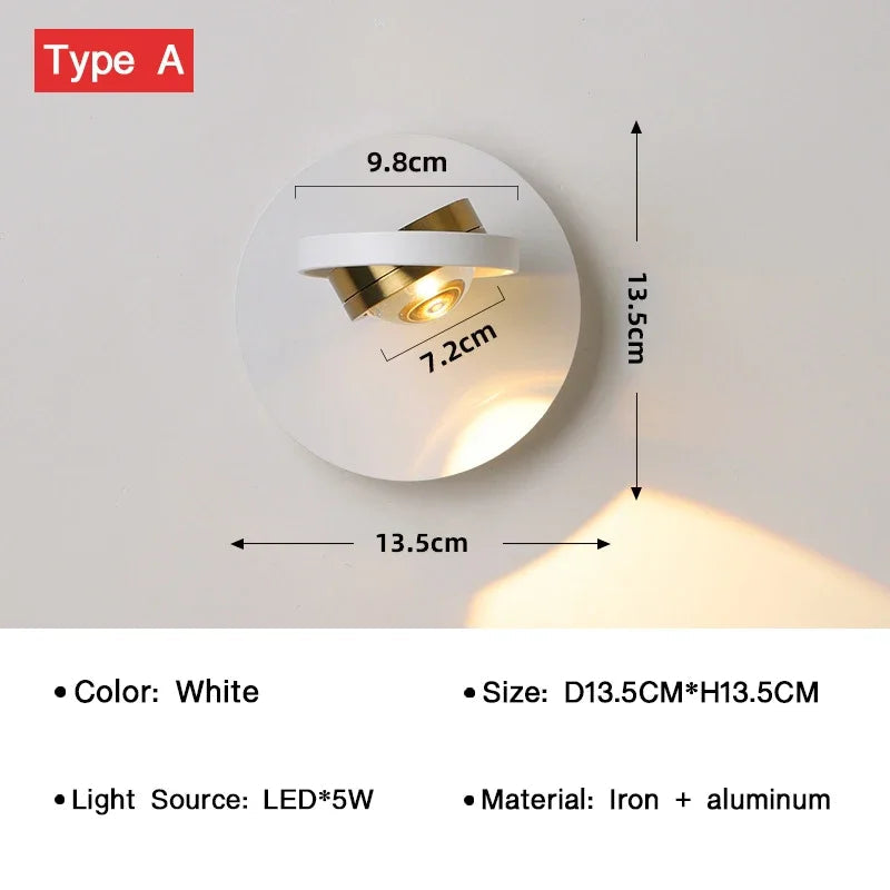 BrightTurn – Adjustable LED Wall Lamp for Any Space