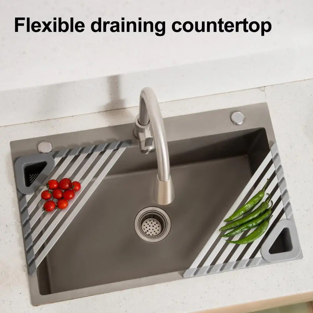 Triangle Slip-Resistant Sink Corner Storage Shelf Rack