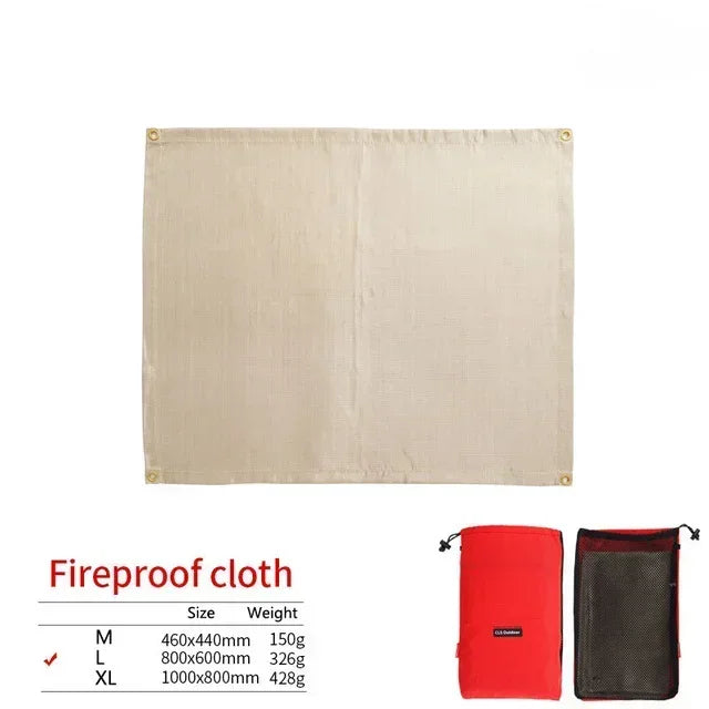 Ignisafe Fire Protection Mat | Heat Resistant & Foldable | For Grill & Fire Pit