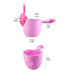 Kids Shampoo Rinse Cup – Bunny Shampoo Head Washer for Kids