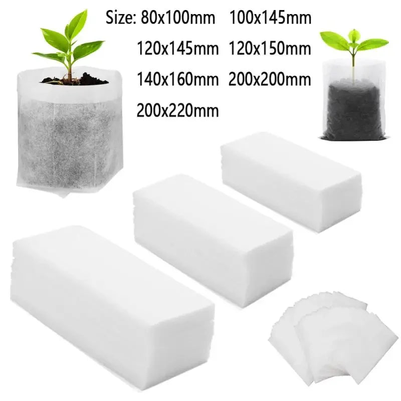 Rootiva Plant Bags | Breathable & Biodegradable | For Vegetables, Flowers & Seedlings