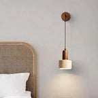 Wabi-Sabi Stone Wall Lamp – Warm LED Light
