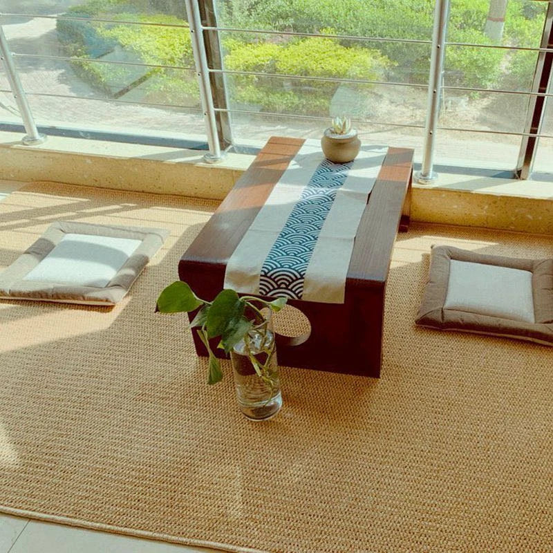 Japanese Wabi Sabi Soft Rug Eco Friendly Anti-Crease for Living Room and Bedroom