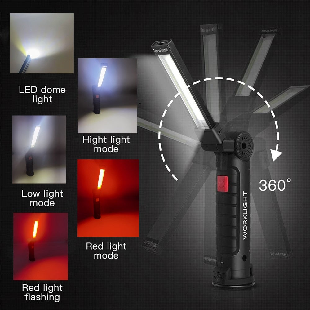 Magnetic Rechargeable Flashlight