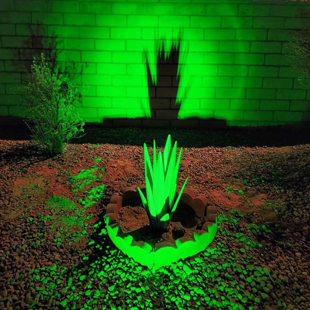 Solar Garden Spotlight LumiRay Set 4 | IP65 Waterproof | Automatic Twilight Sensor | LED Landscape Lighting