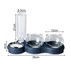3-in-1 Feeding Station with Water Dispenser & Elevated Bowl