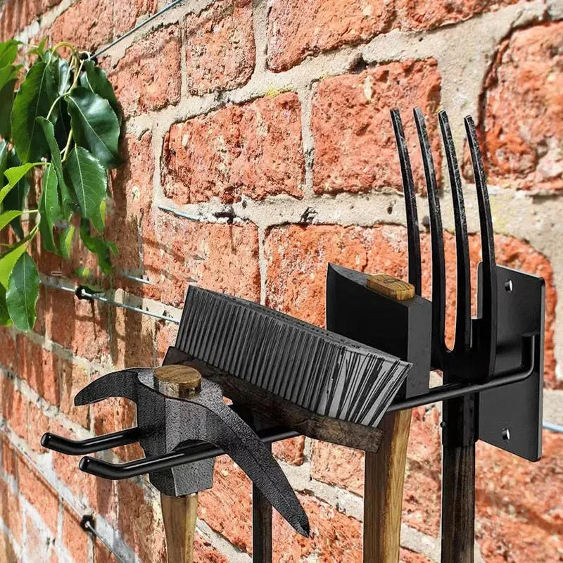 Fixorado Wall Mount for Garden Tools | Robust Tool Holder Made of Steel | Space-Saving Organizer for Garage, Cellar & Workshop