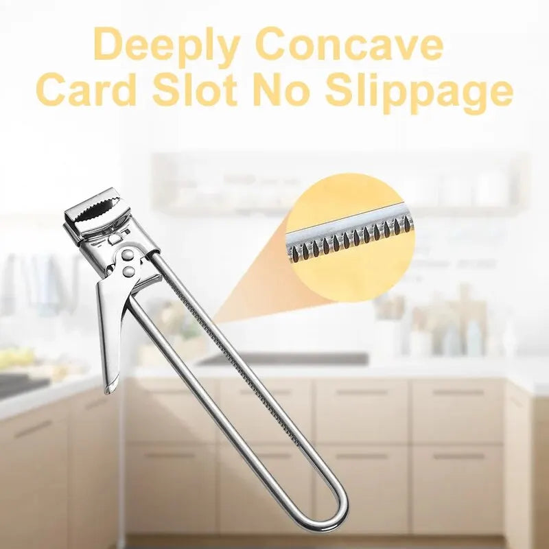 Adjustable Stainless Steel Bottle Opener | Non-Slip Bottle Opener | New Kitchen Gadget