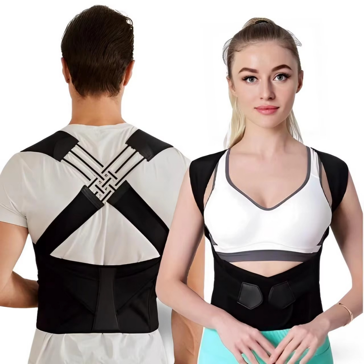 Adjustable Posture Corrector Back Brace Support Strap for Men and Women