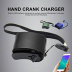 Portable Hand Crank Emergency Charger with USB & LED