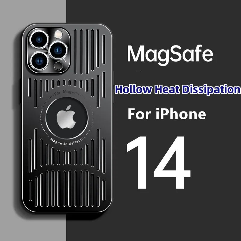 Heat-dissipating Magsafe case for the iPhone