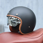 Retro Motorcycle Helmet 3/4 Open Face – Valor
