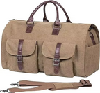 Garment Duffel Weekender Bag – Foldable Carry-On Suit Bag for Men