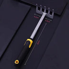 Groviva Garden Tool Set 4-pcs. | Stainless Steel | Hoe & Shovel | For Digging, Planting & Weeding