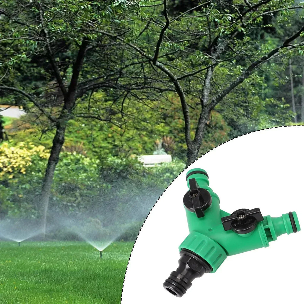 HydroFlow AquaDuo | 2-Way Water Distributor | Flexible & Robust | For Garden & Balcony
