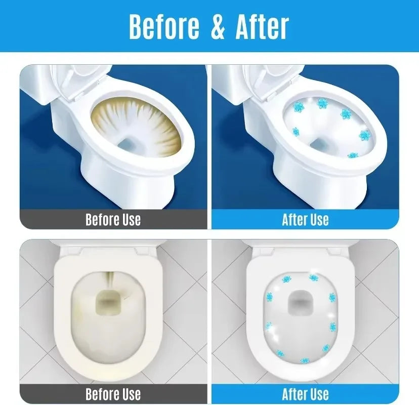 Floroma WC-Gelflowers | Hygienic & Fragrant | 3-in-1 Cleaning | Decorative Flower Shape