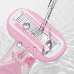 Compact Pink Lady Protective Razor Set