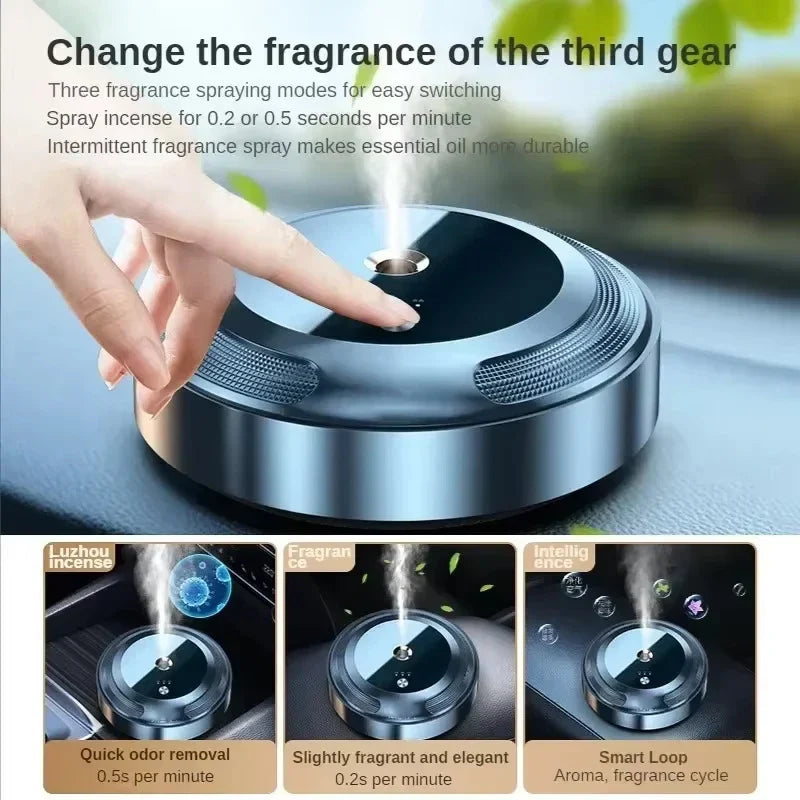 Lunova Aroma Diffuser Set | Intelligent Aromatherapy Device with 3 Essential Oils | USB Charging & Smart Mode