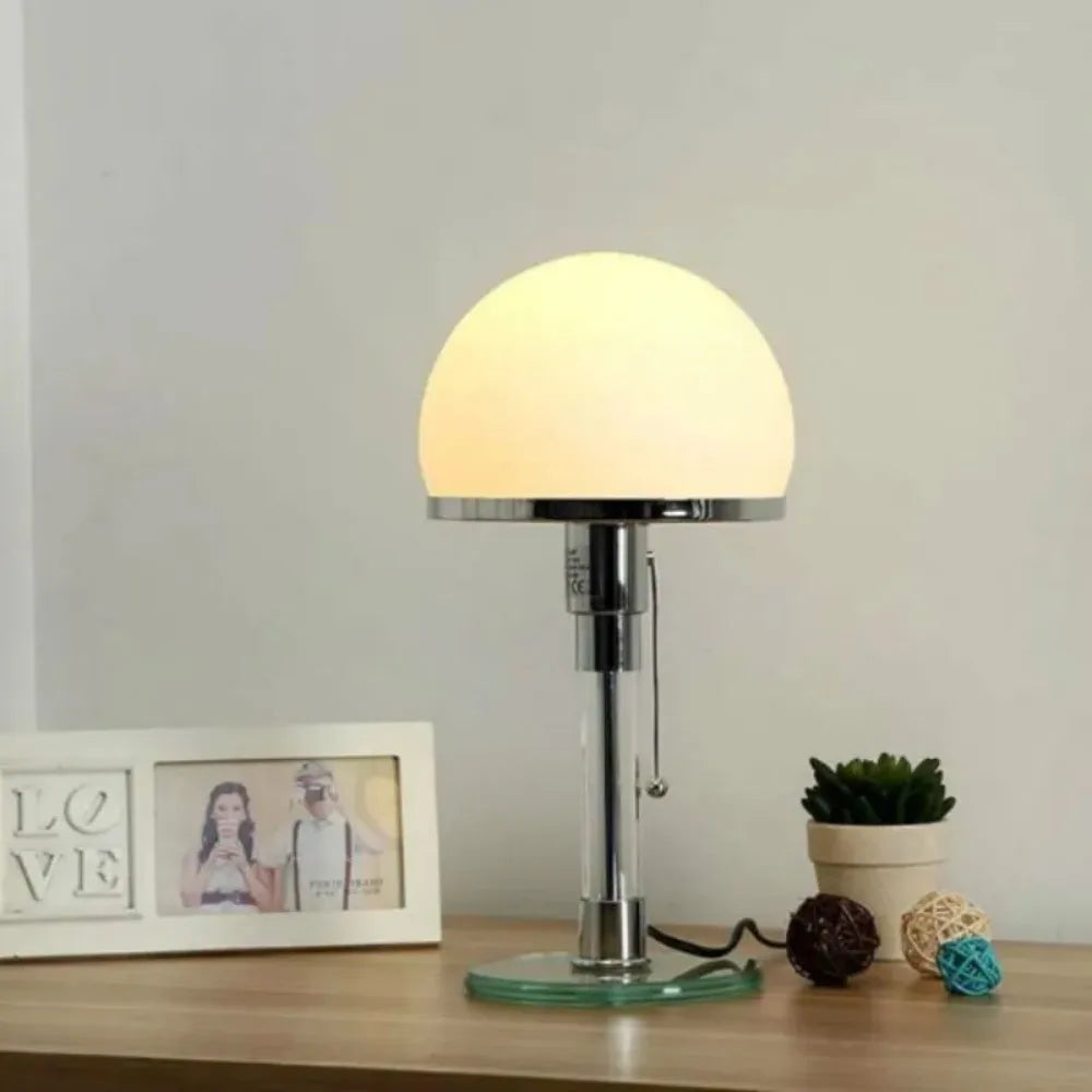 Modern Minimalistic Glass LED Table Lamp for Home Decoration