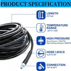 High Pressure Drainage Cleaning Kit