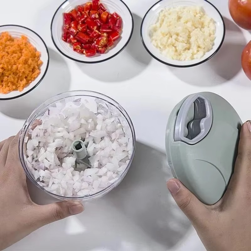 Home Kitchen Manual Grinder - Multifunctional Garlic, Ginger, Meat & Vegetable Mincer
