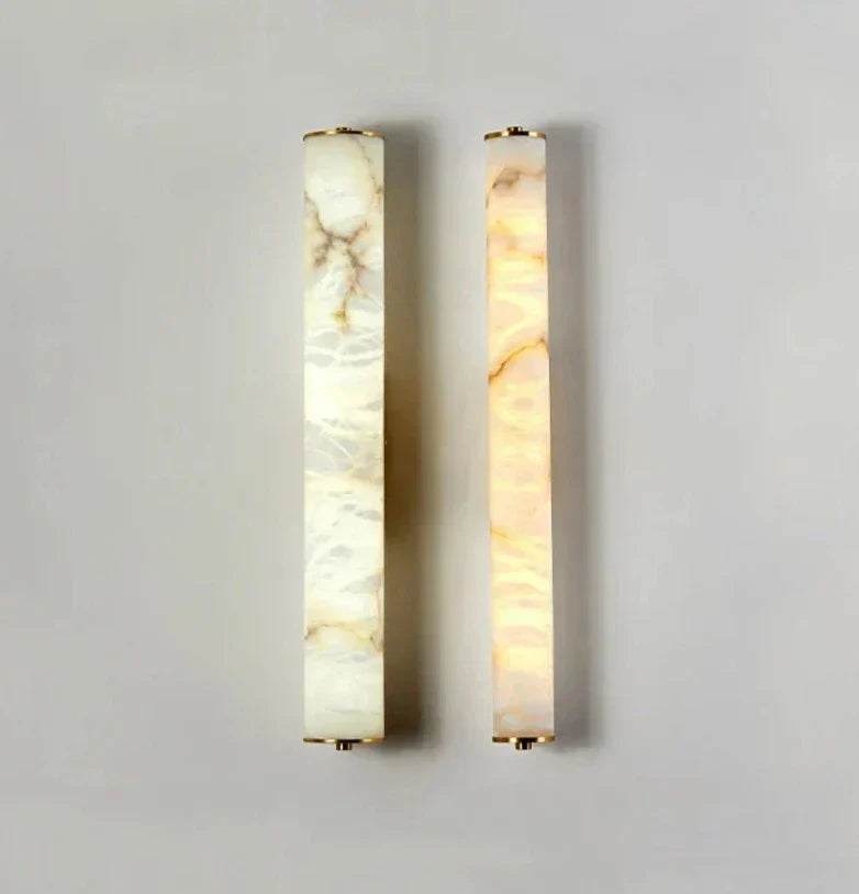 Sculptural Wall Lamp Marble for Interiors with Character