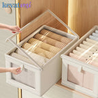 Neatvero Storage Box | Foldable & Washable | Breathable & Stable | For Socks & Underwear