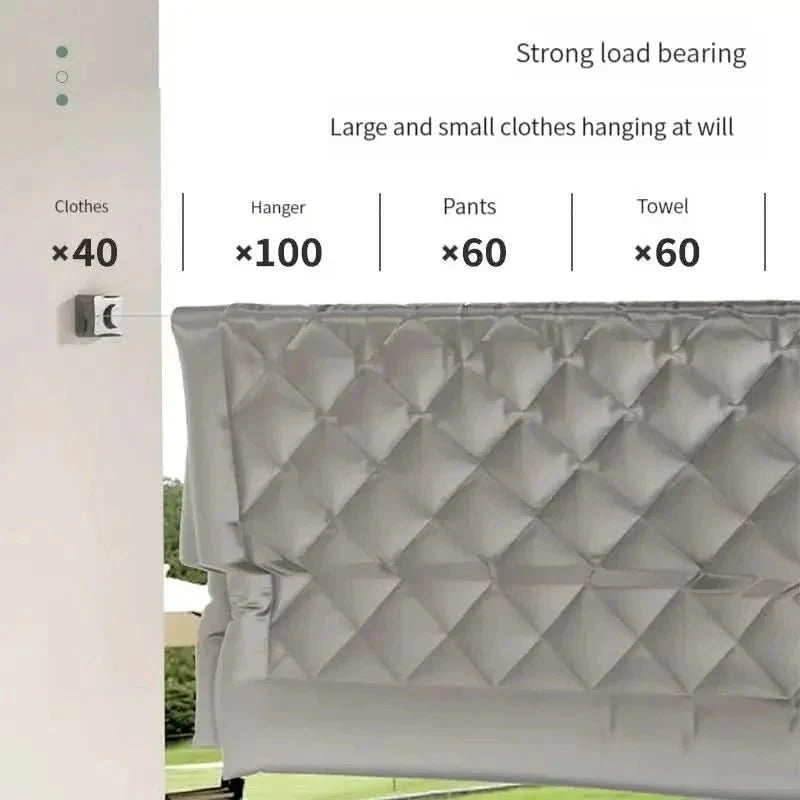 Space-saving, wall-mounted tumble dryer