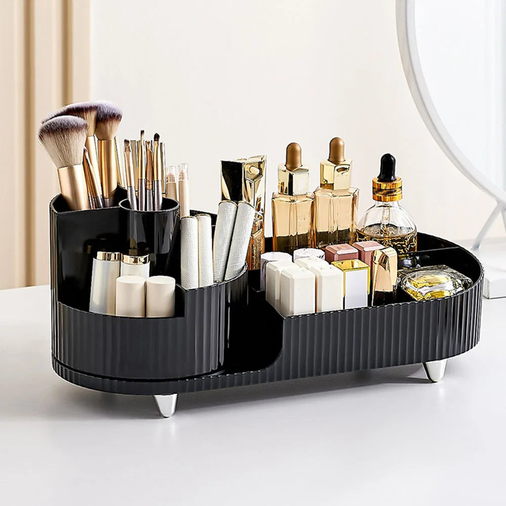 Eleganza – Luxury Beauty Organizer with Slim Rotating Design