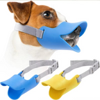 Adjustable Silicone Duckbill Dog Muzzle for Small and Large Dogs