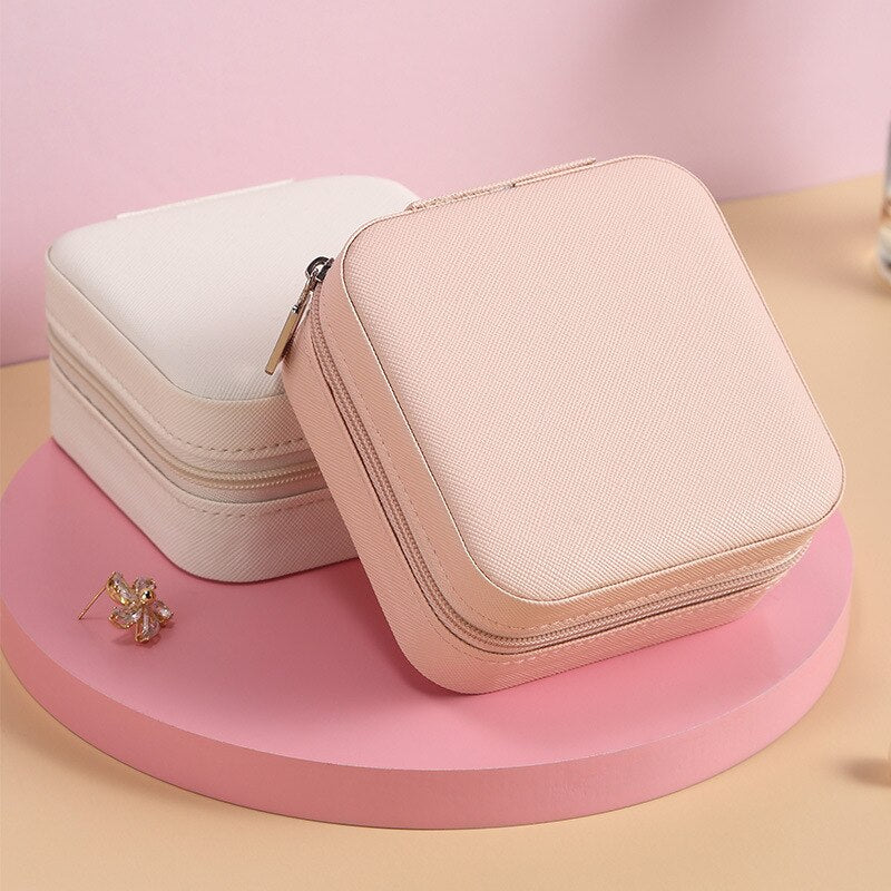 Luxury Portable Jewelry Box Organizer