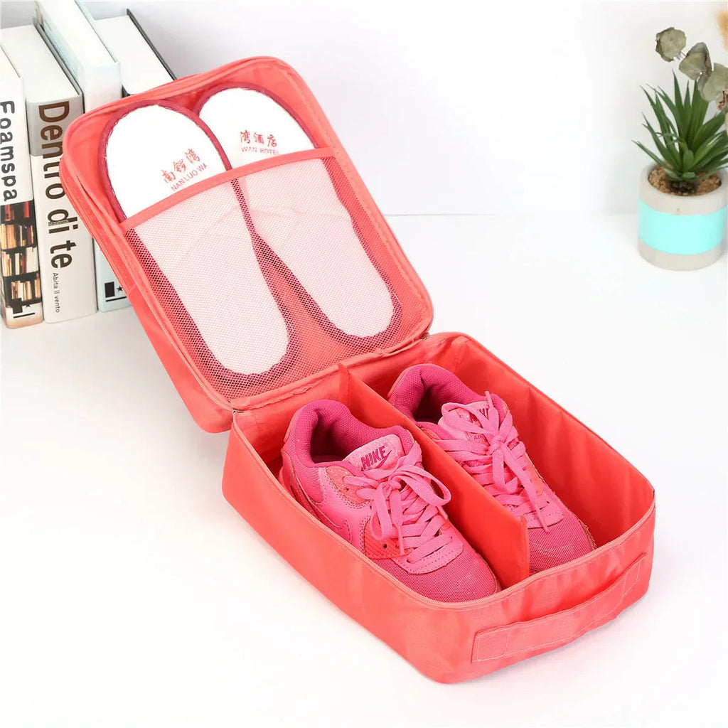 Packoro Shoe Organizer | For 3–4 pairs | Water-repellent & Compact | Travel & Everyday