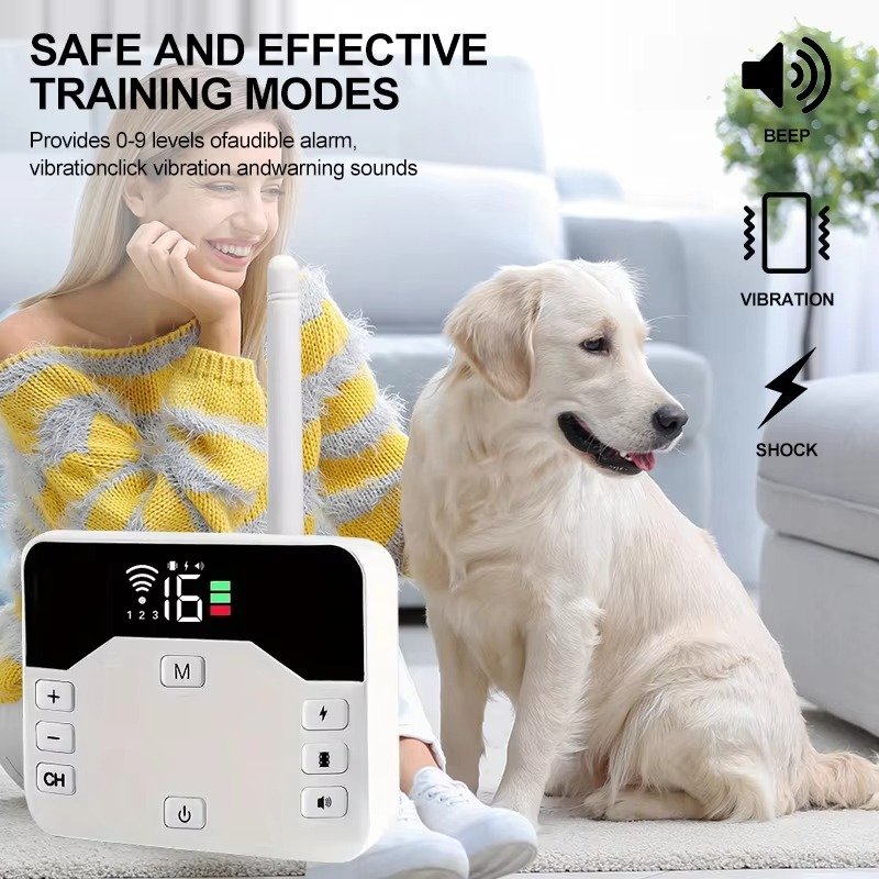 Wireless Pet Training System: Waterproof & Rechargeable