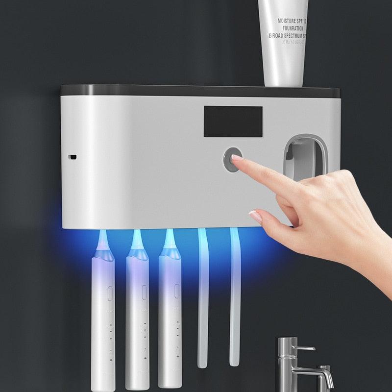 Toothbrush cleaner - No more bacteria - Perfect hygiene - Compact kit