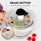 6.3 QT One-Handed Salad Spinner with Easy Press Drying System