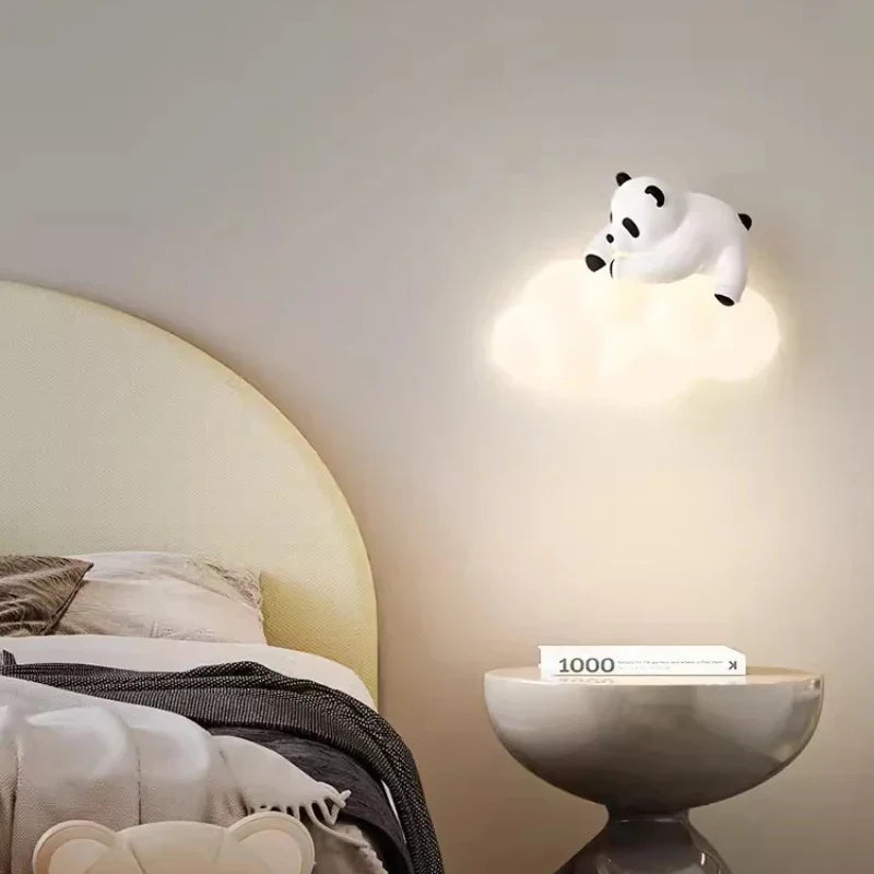 PandaGlow Lamp - Cute LED Wall Light for Children