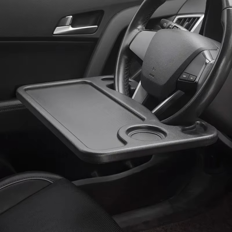 Portable Car Laptop Computer Desk – Steering Wheel Dining Table & Workstation Tray