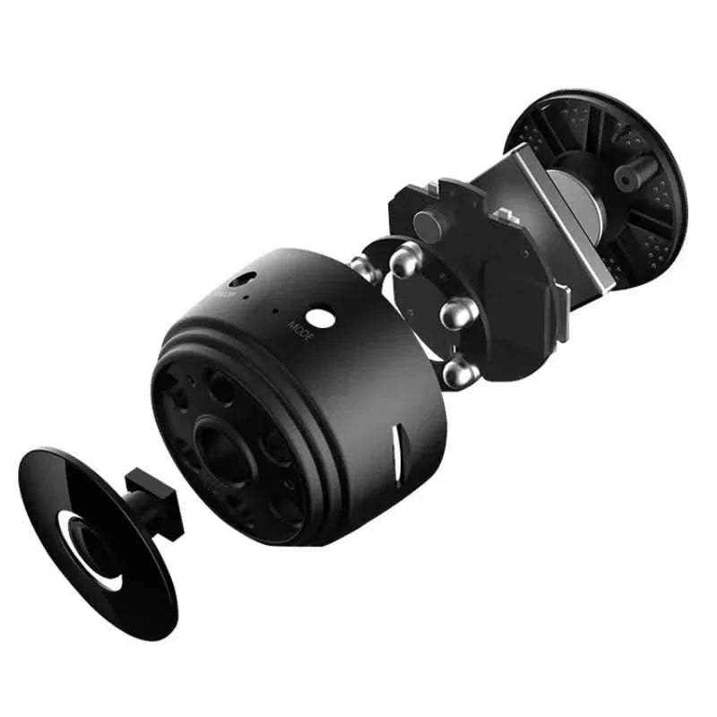 Compact security camera with night vision & app control