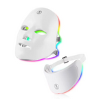 LED Facial Mask with Neck Support for Skin Firming and Anti Aging Light Therapy