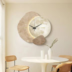 Scandinavian Luxurious Wall Clock – Modern Design with Lighting