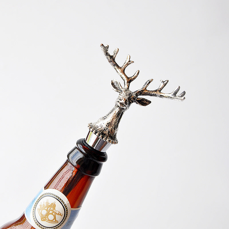 Scandinavian Moose Wine Stopper