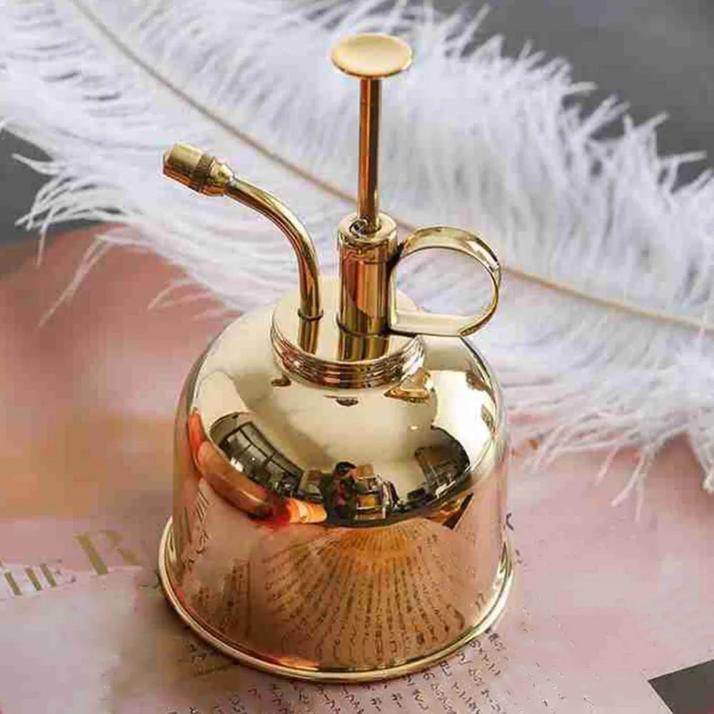 Gold Plant Spray Bottle