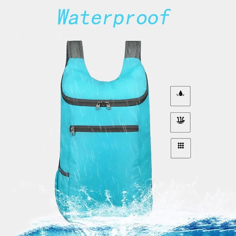 FlexTrail MiniPack | Foldable Backpack | 20L Volume | Ultra Lightweight & Water Resistant