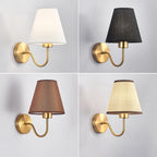 RusticGlow - Wandlamp van Stof in Amerikaanse Stijl