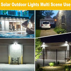 Lumiaro OctaBeam | 360° Solar lamp | 168 LEDs & motion sensor | With remote control